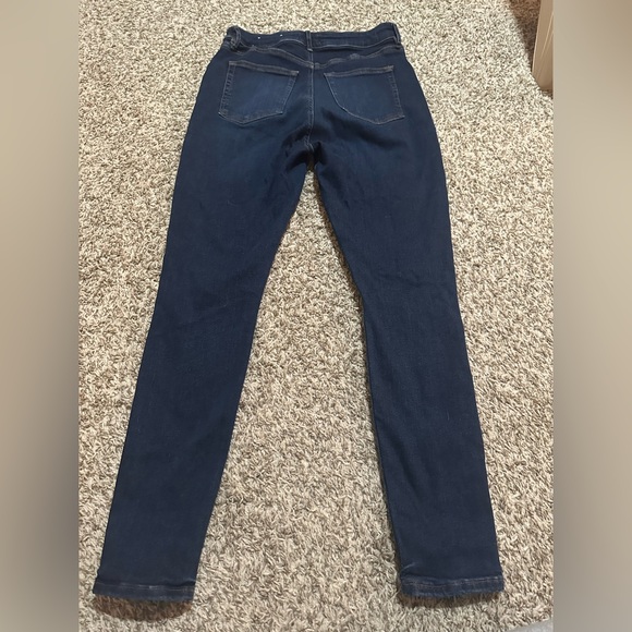 LOFT The Curvy skinny Women's Deep Indigo Jeans - Picture 4 of 7
